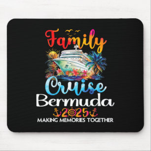 Tapis De Souris Famille Bermuda Croisière Voyage Vacances Bermudes