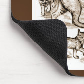 Tapis De Souris Famille Bobcat (Coin)