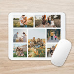 Tapis De Souris Famille de collage photo personnalisée moderne per<br><div class="desc">Créez votre propre pavé photo personnalisé. Un cadeau idéal pour la famille et les amis ou l'occasion keepsaké,  ajoutez simplement vos photos préférées pour une mousepad personnalisée.</div>
