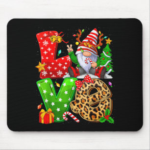 Tapis De Souris Famille de Gnome Mignonne Noël Pour Femmes Hommes 