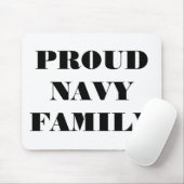 Tapis De Souris Famille de la Marine Mousepad (Avec souris)