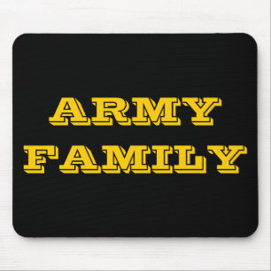 Tapis De Souris Famille de l'armée de Mousepad