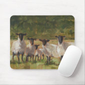 Tapis De Souris Famille de moutons (Avec souris)