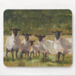 Tapis De Souris Famille de moutons<br><div class="desc">Famille des moutons II par Ethan Harper. Un groupe de moutons fait en coups de pinceau.</div>