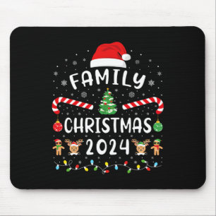 Tapis De Souris Famille de Noël 2024 Escadron d'elfes Père Noël No