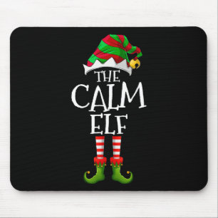 Tapis De Souris Famille de Noël Elm Calm Correspondant Groupe de N