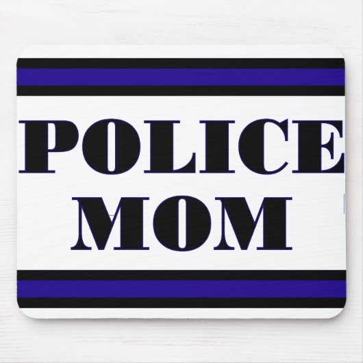 Tapis De Souris Famille de police (Devant)