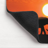 Tapis De Souris Famille d'éléphant (Coin)