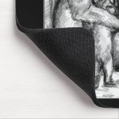 Tapis De Souris Famille d'ours (Coin)