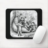 Tapis De Souris Famille d'ours (Avec souris)