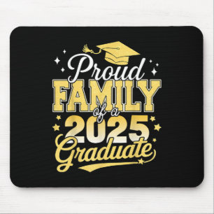 Tapis De Souris Famille fière d'un père maman diplômé de 2025