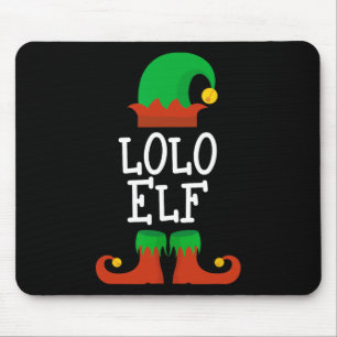 Tapis De Souris Famille Lolo Elf Noël Correspondant Pj Pajama X