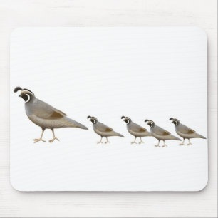 Tapis De Souris Famille Mousepad de cailles