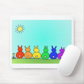 Tapis De Souris Famille Mousepad de lapin (Avec souris)