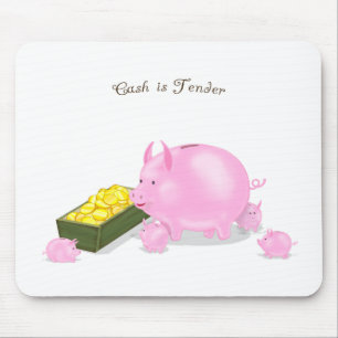 Tapis De Souris Famille Piggy Bank