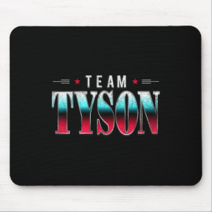 Tapis De Souris Famille Tyson Nom personnalisé Tyson Vintage