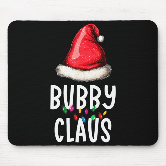Tapis De Souris Family Bubby Claus Christmas Santa's Pajama Matchi (Devant)