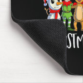 Tapis De Souris Family Matching Christmas Squad Santa Reindeer Elf (Coin)