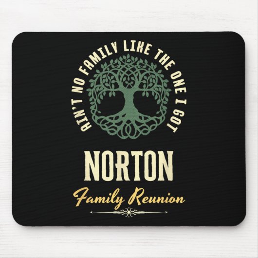 Tapis De Souris Family Reunion 2025 Matching Design - Norton (Devant)