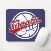 Tapis De Souris Fanatique de basket-ball (Avec souris)