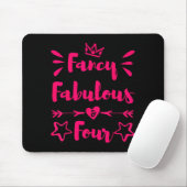 Tapis De Souris Fancy Fabuleuse Et Fille Agée De 4 Ans (Avec souris)