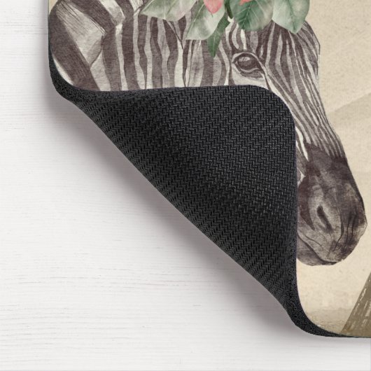 Tapis De Souris Fancy Zebra & Tour Eiffel (Coin)