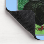 Tapis De Souris Fantail : Noir (Coin)