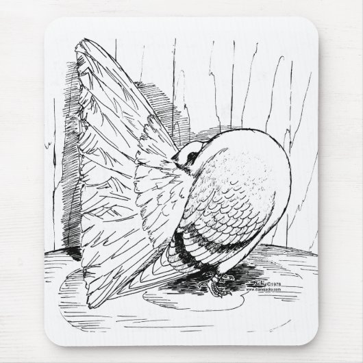 Tapis De Souris Fantail Saddle 1978 (Devant)