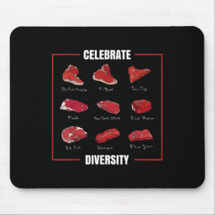 Tapis De Souris Fantastique Chemise En Steak Célébrer La Diversité