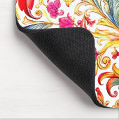 Tapis De Souris Fantastique design florentin Feuilles (Coin)