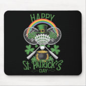 Tapis De Souris Fantastique Patricks Day Badminton Costume à quatr (Devant)