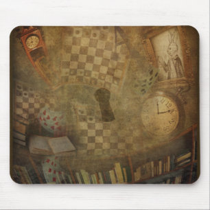 Tapis De Souris Fantastique Vintage Alice au Pays des Merveilles B