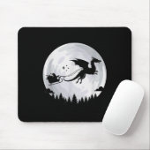 Tapis De Souris Fantasy Dragon Moon Sleigh, Santa Pulled By Dragon (Avec souris)