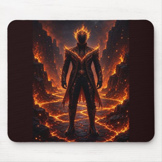 Tapis De Souris Fantasy Fire Gardien infernal (Devant)