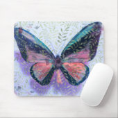 Tapis de souris Fantasy Garden papillon (Avec souris)