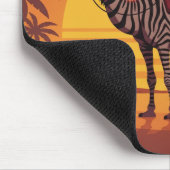 Tapis De Souris Fantasy Image of Skeleton Riding Striped Camel (Coin)