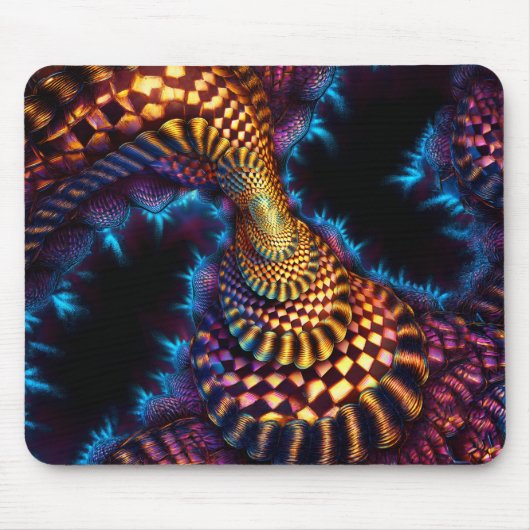 Tapis De Souris Fantasy Mandy Funnels Blue Spikes (Devant)