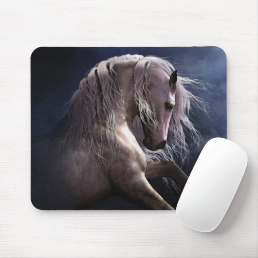Tapis De Souris Fantôme argenté Mousepad (Avec souris)