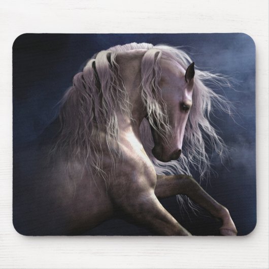 Tapis De Souris Fantôme argenté Mousepad (Devant)