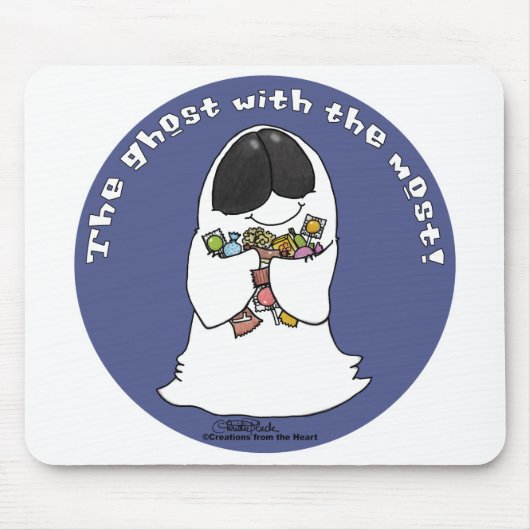 Tapis De Souris Fantôme avec le plus (Devant)