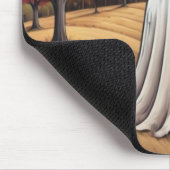 Tapis De Souris Fantôme dans la forêt d'automne (Coin)
