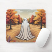 Tapis De Souris Fantôme dans la forêt d'automne (Avec souris)
