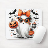 Tapis De Souris Fantôme d'Halloween (Avec souris)