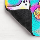 Tapis De Souris Fantôme d'Halloween et Citrouilles (Coin)