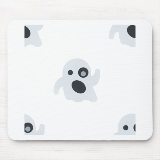Tapis De Souris fantôme émoji (Devant)