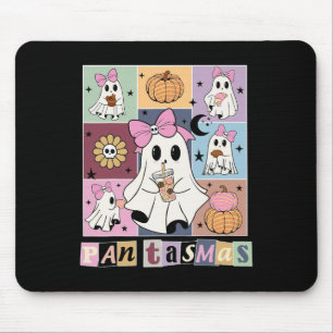 Tapis De Souris Fantômes Mexicains d'Halloween Conchas Épouvantabl