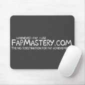 Tapis De Souris FapMastery.com Mousepad (Avec souris)
