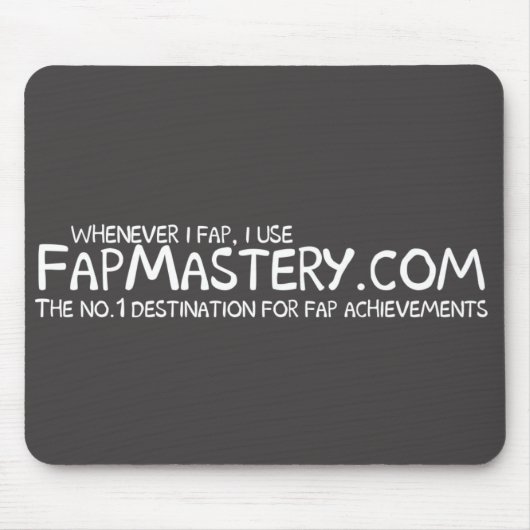 Tapis De Souris FapMastery.com Mousepad (Devant)
