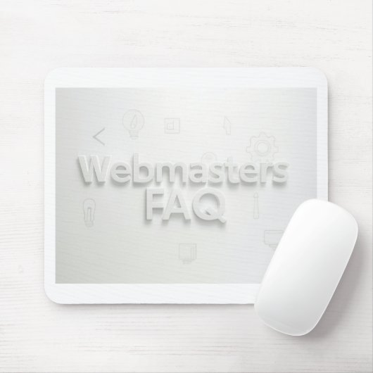 Tapis De Souris FAQ Webmasters (Avec souris)