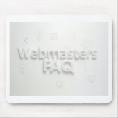 Tapis De Souris FAQ Webmasters (Devant)